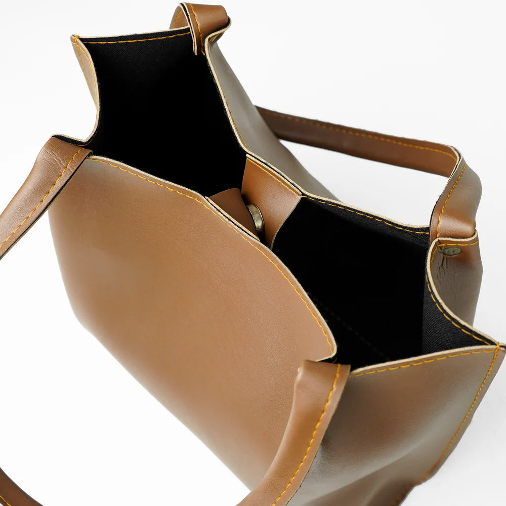 Umbrella Tote Bag – Premium Brown